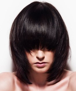 Concave Layered Long Bob